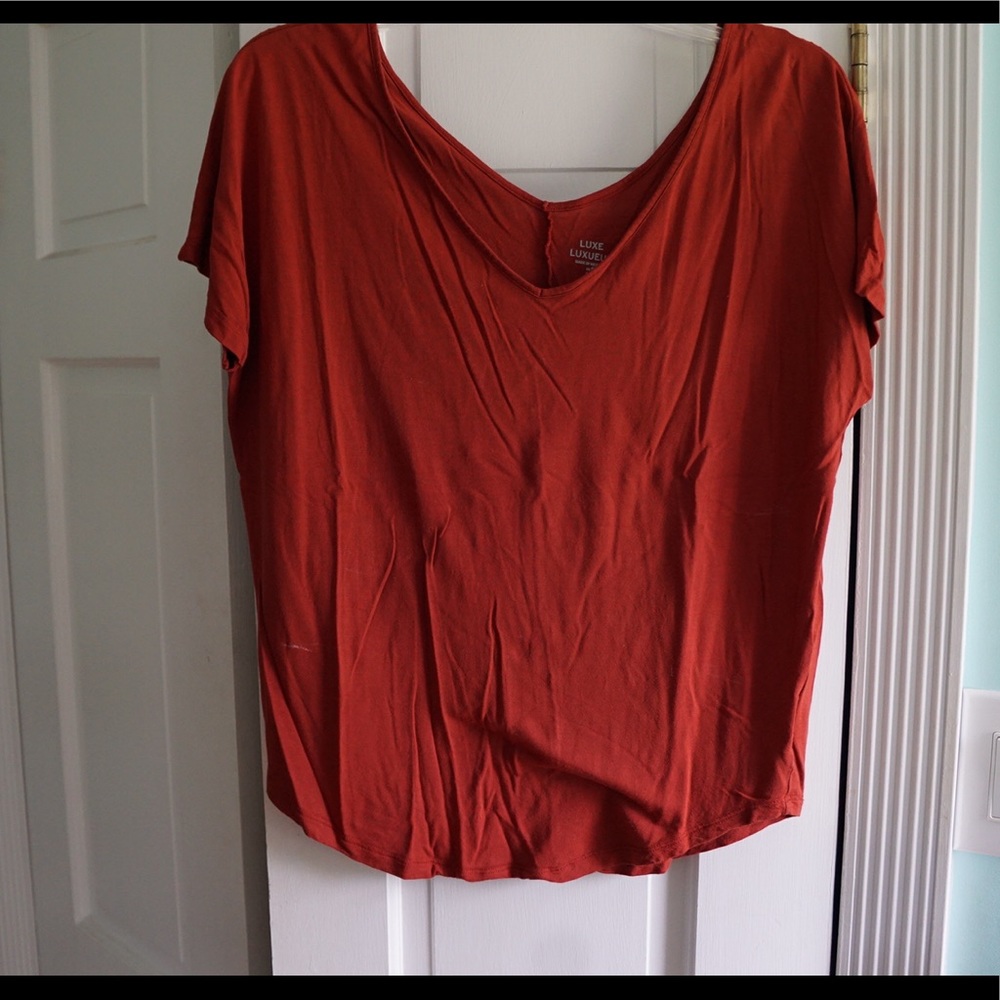 Reddish Orange Gap T-Shirt